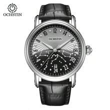 Herren Uhren Mechanisch Automatisch Lederarmband Geschäft Auto Datum Männer Kleiderarmbanduhr Wasserdicht Mode Uhr