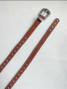 COUTRY BELT Launch Of The Punk Rock Lolita Belt 2.5cm - Camel - View 3