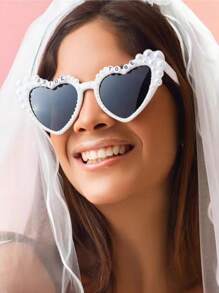 Set di 6/2/1 Bicchieri da festa con cuori di perle per la sposa, per addio al nubilato, damigelle, eleganti decorazioni per feste di matrimonio, scatole regalo per feste di matrimonio, forniture per decorazioni per feste di matrimonio, bomboniere