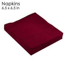 20 piezas/40 piezas/60 piezas Servilletas desechables de 2 capas de color burdeos suave, 33 cm * 33 cm, para fiesta de almuerzo de una sola vez, toallas de invitados, decoraciones, cumpleaños, aniversario de boda, fiesta de graduación