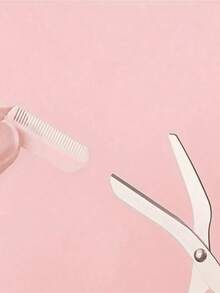 2 Piezas/Set Tijeras para recortar cejas/Recortador de cejas en forma de media luna, Hojas, Recortador de cejas para principiantes, Eliminación y moldeado del cabello para mujeres y hombres, Removedor de cejas y herramientas de maquillaje de acero inoxidable, Eliminación del vello facial, Recortador de cejas, Set especial para hombres y mujeres