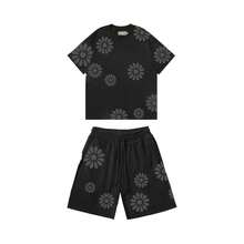 Foam Donut Printed Kapok Short-Sleeved Casual T-Shirt Cover For Men WomenNew Style - 黑色 - 查看 6