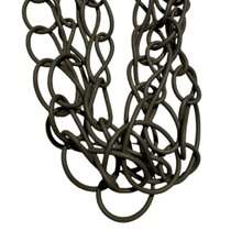 Handmade Luxury Necklaces For Women Rubber Jewelry Black Statement Necklace