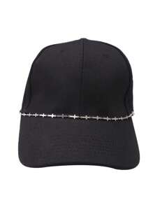New Style Fashion Chain Accessory, Vintage Simple Chain Decor For Hat