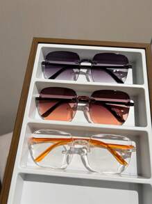 4 paia di occhiali da uomo a forma quadrata, accessori da spiaggia alla moda per l esterno, ideali per l estate, la spiaggia, le vacanze e i viaggi