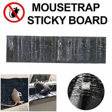 NetHong 1X Large Mousetrap Sticky Board Mousetrap Insect Boards Pad Rat Traps Insect UK - Black - View 1