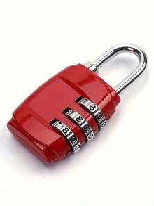 1pc Combination Lock 3 Digit Combination Lock Padlock, Suitcase Padlock For Gym, Cabinet And Luggage - , Travel Padlock Graduation - Multicolor - View 11