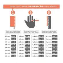Anel Masculino Retângulo Prata em Aço Inoxidável 316L - Prata - Visão 6