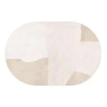 New Nordic Style Luxury Oval PU Placemat, High-End Waterproof Oil-Proof Heat-Resistant Dining Table Mat