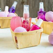 2pcs/5pcs, Wooden Gift Basket, Wooden Basket Square Wooden Gift Box, Wooden Berry Basket For Picking Fruits Or Arts, Crafts And Decorations, Christmas Wedding Birthday Party Picking Fruit Gift Box, Packaging Box, Candy Box, Chocolate Packaging Boxes, Party Favors, Birthday Decorations, Wedding Decorations, Party Supplies,School Supplies