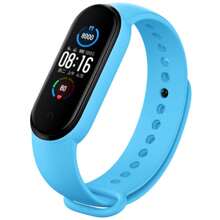 Cinturino per Mi Band 6 5 4 3 7, bracciale sportivo in silicone, cinturino sostituibile morbido per accessori per cinturino Mi Band 7 5 4