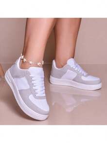 Kit 3 Sneakers Air Casual Women's Men's Fashion Blogger Original Best Value For Money - 深灰色 - 查看 4