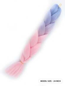 24 Inch Jumbo Braids Extensions Synthetic Braiding Hair Afro Ombre Color Kanekalon Hair For Children Braid - Multicolor - View 9