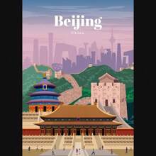 1pc/3PCS Images A Wall Arts Posters Modern Travel Amsterdam Tokyo London Iceland Bali Vancouver Travel Posters And Prints Modern Wall Art City Painting Landscape Oil Painting Frameless/Framed Canvas Art ,Wall Art With Frame
