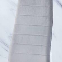 Menaka 5 Pieces Round Glass Dining Table And Grey Veet Chairs Set Small Space For 4 People Modern Kitchen Table With Chairs Set Of 4 Restaurant - TableWith4GreyVelvetChairs - View 7