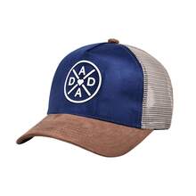 Men Summer Mesh Baseball Hat Contrast Color Sun Protection Hat Holiday Outdoor Travel Cap - Navy Blue - View 1