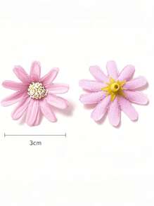 100pcs Artificial Silk Flower Decor Accessories For Headpieces, Wedding Corsage DIY Crafts