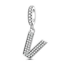1 pieza Encantos con letra 26 caracteres alfabéticos en 3 estilos diferentes, cuentas de corazón plateadas y doradas, encantos para pulseras, collares, llaveros, cuentas para hacer joyas DIY, regalo único para amigos, familia y pareja