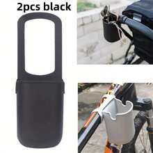 1 Soporte universal de silicona para taza para cochecitos, sillas de ruedas, scooters, bicicletas y bicicletas - Portavasos fácil de instalar para dispositivos de asistencia, capacidad multi-botella, material de silicona