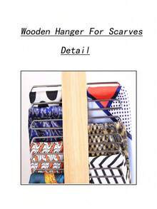 1个木制领带架，20槽领带收纳架，360°旋转，节省空间，适用于衣橱领带、腰带和围巾挂架，采用优质榉木制成，天然木色，是送给男友或父亲的完美礼物，多功能领带和领结架，大容量收纳，可悬挂20条领带，男士衣橱收纳必备品。