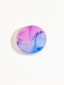 Textured Cell Phone Push-Pull Stand Telescopic Easy Sticking Drop-Proof Slouchy People Catching Up On Drama Compatible With IPhone, Android Phone, Gift For Birthday, Family, Friends Push-Pull Phone Grip, Phone Holder, Phone Accessories - Multicolor - View 6