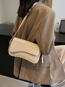 Women's Fashion New Versatile Shoulder Bag For Daily Use - Khaki - View 3