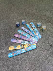 Disney Disney 12pcs/24PC/36PC Disney Lilo & Stitch Stitch Cartoon Character Pattern Type Bracelet,Clap Bracelet Suitable For Gift And Party Wear, Theme Party Bracelet, Suitable For Birthday, Party, Classroom Decoration And Classroom Reward, Party Decoration | Theme Party Decoration