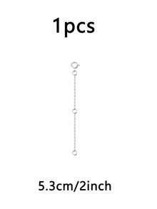 3/1 件弹簧扣不锈钢项链延长项链延长尾链，不锈钢镀金适用于项链/手链/手镯等，用于 DIY 珠宝（金色/银色） - 彈簧扣多段延長鏈 - 查看 14