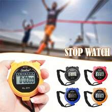 1pc Multi-Function Digital Display Timer, ≤36V, ABS Material, With Referee Timer, Suitable For Sports, Fitness, Running, Track & Field Training, Birthday, Christmas Gift - Multicolor - View 7
