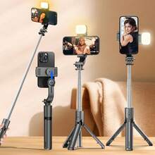 TOKQI Selfie Stick Tripod, Portable & Telescopic, Extendable Selfie Stick Tripod With Wireless Remote And Tripod Stand, Lightweight And Compact, Compatible With Various Device Models. - Multicolor - View 11