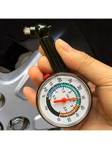 High Precision Multifunctional Car Tire Pressure Gauge - Mechanical Air Pressure Meter For Emergency Detection - Multicolor - View 10