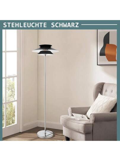 Vloer Lamp Living Room Zwart Moderne E27 Flame Foot Switch Old Metal Industrial Bedside Elegante Bedroom Office Height 145CM view 8