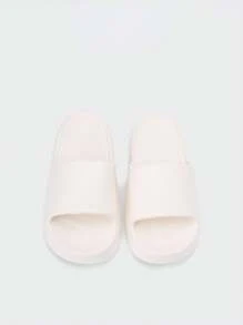 Ciabatte infradito monocromatiche semplici per bambini, antiscivolo, anti-odore, adatte per uso interno/esterno, per l'estate