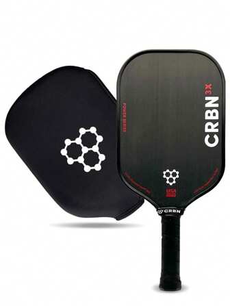 CRBN 3X 16MM Series Power Pickleball Paddle - Carbon Fiber Pickleball Paddle With Foam Injected Edges For Expanded Sweet Spot