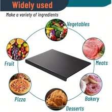Cutting Board, Cutting Board, Kitchen Home Restaurant Non-Slip Acrylic Black Transparent Cutting Board, Countertop Protector Cutting Board, Fruit Cutting Board, Kitchen Utensils, Apartment Essentials