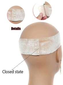 1pc/Pack Velvet Wig Grip Adjustable Wig Band Elastic Wig Fixing Headband Wig Accessories