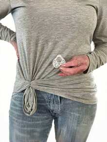 1pc Cinch Clip, Shirt Cinch Clip Women's Top Shirt Cinch Clip, Multifunctional Accessory Clips, Shirt Cinch Clip, Shirt Clips For Women Clothing, Can Clothes More Fashionable - Multicolor - View 2