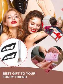 2pcs Reusable Eyetour Eyeshadow Shaper Tool,Eyeliner Stencils Guide Eyeshadow Shield,Eyetour Your Glam Bestie,Eyetour Makeup Stencil,Quick Eye Makeup Tool Stickers For Women Christmas Birthday Gift,Makeup,Cheap,Room Decor,Vanity,Travel,Bedroom,Makeup Accessories - Multicolor - View 10