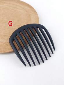1/6 件豹纹优雅 ABS 塑料发夹适合日常佩戴发梳，侧梳，学校用品