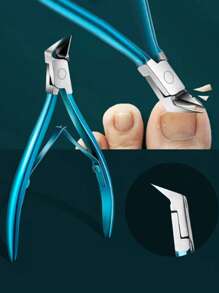 Precisie Professionele Nagelknipper - Veilige Interne Groei Nagelgroef Correctie, Nagelgroef Specifieke Nagelknipper, Hoekige Adelaarsbek Tang Voor Het Inbedden Van Nagels, Ultra Scherpe Dikke Nageltrimmer En Trimmer, Perfect Voor Nagels En Voeten Trimmen Thuis