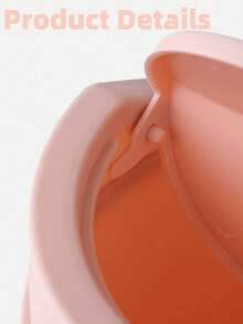 1 pieza Caja de almacenamiento mini popular con diseño de corazón estilo INS para dormitorio de niña, bote de basura de plástico con tapa, papelera de escritorio para decoración de oficina en el hogar, mesa de café, oficina, sala de estar - Multicolor - Ver 8