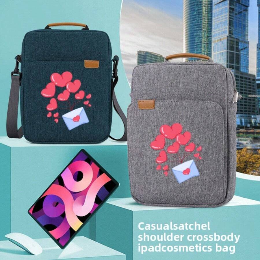 Laptop Sleeve Bag Protective Case Compatible With Macbook 9.8-13.3 Inch Apple Notebooks - Dusty Pink - View 1