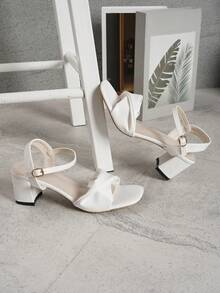2025 Youth Prom New Style Fashion High Heel Sandals - White - View 9