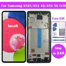 Incell LCD Compatible With Galaxy A10 A12 A13 4G A13 5G A21S A14 A20 A32 5G A30S A30 A50 A70 A52 A31 A51 A71 LCD Display With Touch Screen Digitizer With Frame Screen Replacement Parts