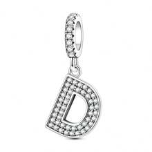 1 pieza Encantos con letra 26 caracteres alfabéticos en 3 estilos diferentes, cuentas de corazón plateadas y doradas, encantos para pulseras, collares, llaveros, cuentas para hacer joyas DIY, regalo único para amigos, familia y pareja