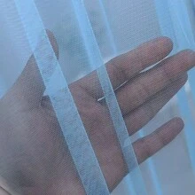 1 pieza Panel de cortina traslúcida artística, cortina de puerta de instalación sin taladrar para primavera, verano, otoño, anti-mosquitos y moscas, doble malla, doble apertura, cortina de encaje para dormitorio, divisor de ambientes para uso doméstico