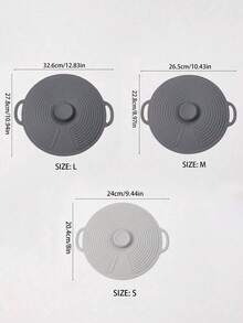 1 件/3 件硅胶碗盖硅胶微波炉盖，3 种尺寸可重复使用耐热盖适合杯子、碗、盘子、锅、平底锅、煎锅、炉灶、烤箱、冰箱洗碗机适用 - 彩色 - 查看 2