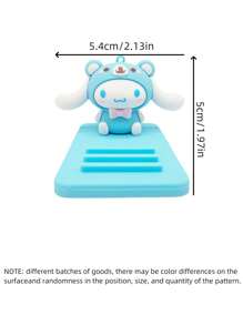 Sanrio 1 pezzo Supporto per telefono o tablet con figure di personaggi Kawaii di Hello Kitty e Kuromi, decorazione da scrivania a forma di personaggi anime, regalo di compleanno