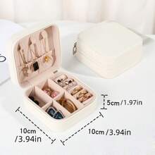 Multi-Functional Portable Exquisite Small Jewelry Box, Travel Bracelet Earring Earring Storage Case, Bedroom Desktop New Organizer For Women Storage Organizer Travel Essentials Back To School