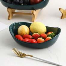 Coupe à fruits multicouche en bambou et bois, plateau de service moderne et créatif pour desserts et collations, décoration élégante pour le comptoir de cuisine à la maison